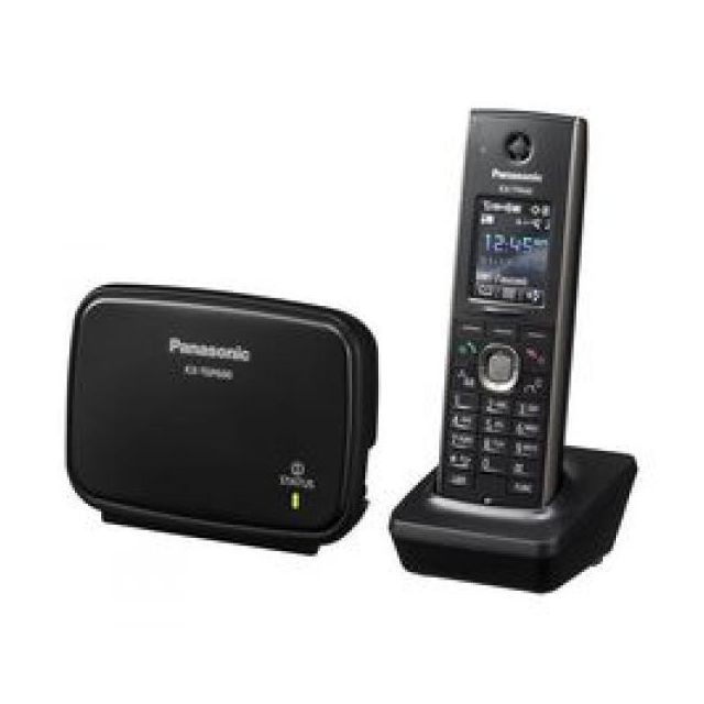 Panasonic - KX-TGP600CEB SIP-DECT-Basis mit Mobilteil - Téléphone fixe Pack reprise