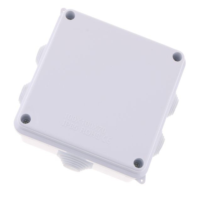 marque generique - Boîte de jonction de boîtier en plastique ABS étanche IP65 100x100x70 mm - Appareils de mesure
