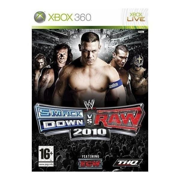 Jeux XBOX 360 Thq WWE SMACKDOWN VS RAW 2010 / JEU CONSOLE XBOX360