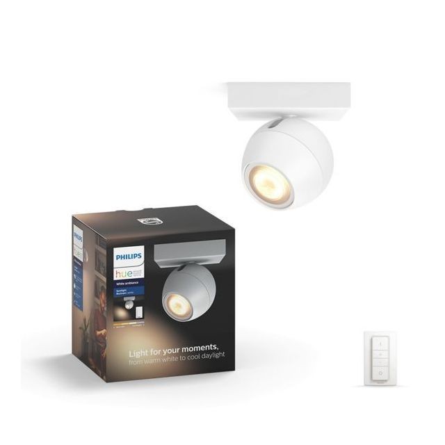 Philips Hue - White Ambiance ADORE Spot encastré 1x5W extension - Chrome (télécommande non incluse) - Bluetooth - Lampe connectée Oui