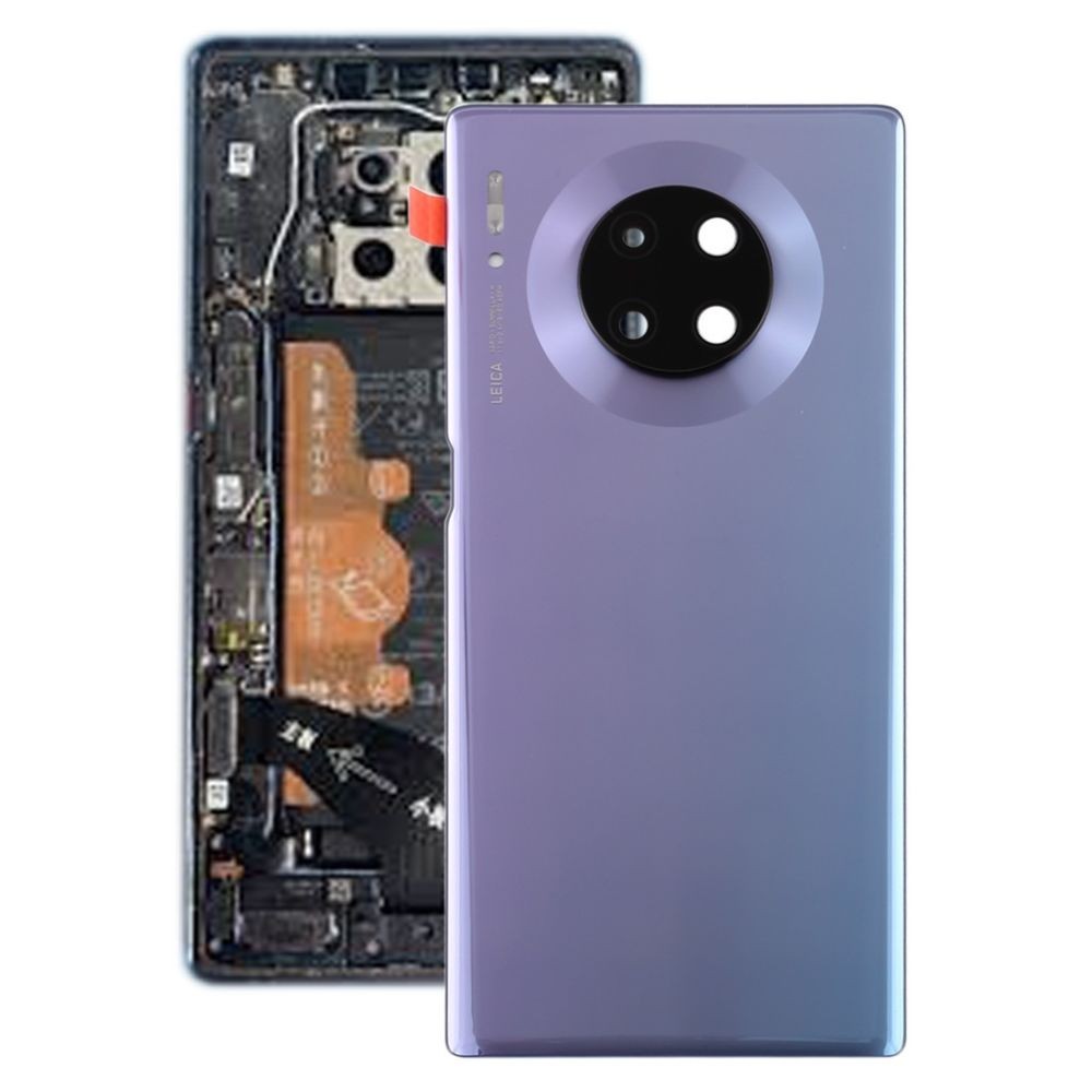 Wewoo Coque Cache arrière de batterie d'origine avec objectif d'appareil photo pour Huawei Mate 30 Pro argent