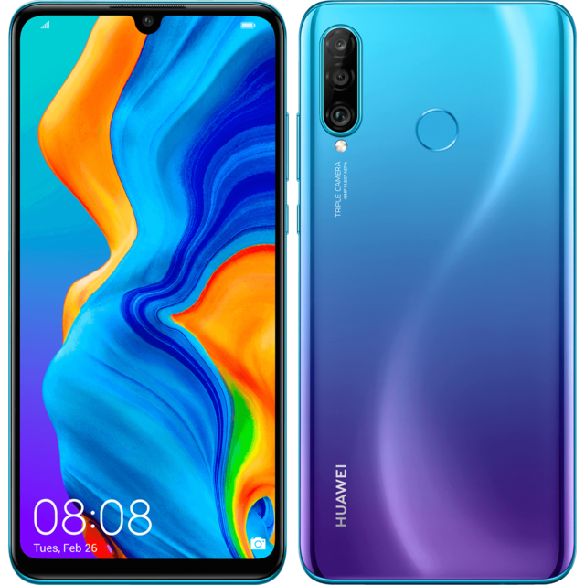Huawei -P30 Lite - 6 / 128Go - Bleu Turquoise Huawei  - Smartphone Android Huawei p30 lite