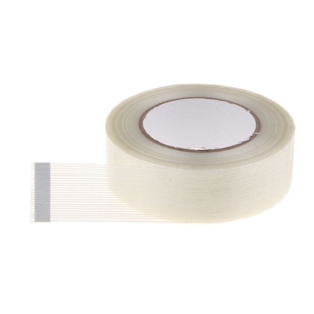 Tous types de colles marque generique 50m de filament de fibre de verre robuste attachant du ruban adhésif d'emballage 20mm