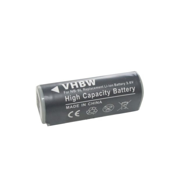 Vhbw - Li-Ion batterie 600mAh compatible avec Canon Powershot N2 remplace NB-9L Vhbw - Accessoire Photo et Vidéo