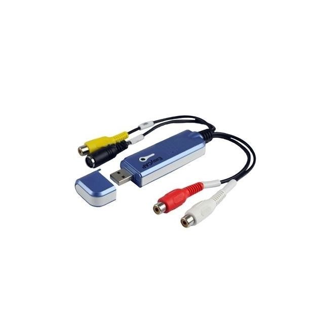 Wewoo - Carte d'acquisition vidéo bleu USB 2.0 Capture & Modifier avec audio prend en charge NTSC / PAL / SECAM, format - Accessoires sécurité connectée