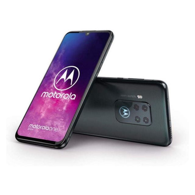 Motorola - Motorola One Zoom 4Go/128Go Gris (Electric Gray) Double SIM XT2010-1 - Motorola
