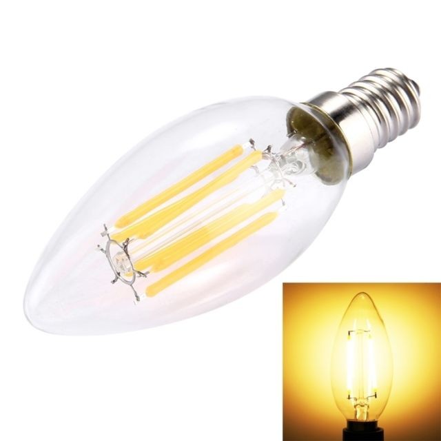 Wewoo - Ampoule blanc pour Halls, AC 220V chaud C35 E14 6W 6 LEDs 450 LM Retro Économie d'énergie LED Filament Dimmable Lumière Wewoo  - Ampoule filament led