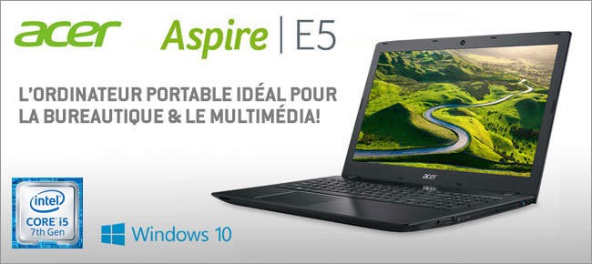 Acer Aspire E5-575G-54GY - Noir - Rueducommerce.com