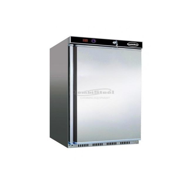 Combisteel - Petite armoire réfrigérée 130 litres - Positive - Combisteel - R600aAcier inoxydable1 PortePleine - Combisteel
