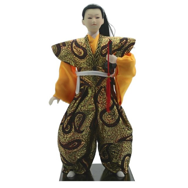 marque generique - samouraï japonais arts artisanat poupée humanoïde décor de bureau à domicile décor cadeau d marque generique - Poupons