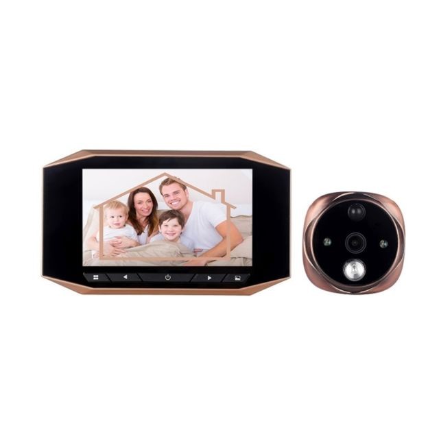 Wewoo - Interphone vidéo Visiophone 3,5 pouces TFT écran 2.0MP caméra sonnette, carte de TF de soutien 32 Go Max et détection de mouvement Wewoo  - Ecran video