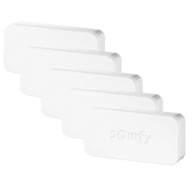 Somfy - Lot de 5 détecteurs vibration et ouverture IntelliTAG pour Somfy Home Alarm - Sécurité connectée Somfy