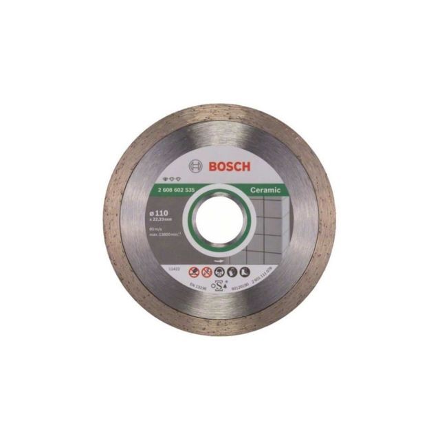 Bosch - BOSCH Disque a tronçonner diamanté Professional ceramic - 110 x 22,23 x 1,6 x 7,5 mm - Accessoires meulage