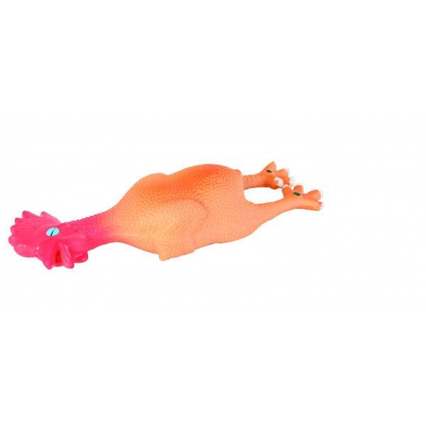 Jouet pour chien Trixie Jouet en latex en forme de poulet Trixie Longueur 15 cm