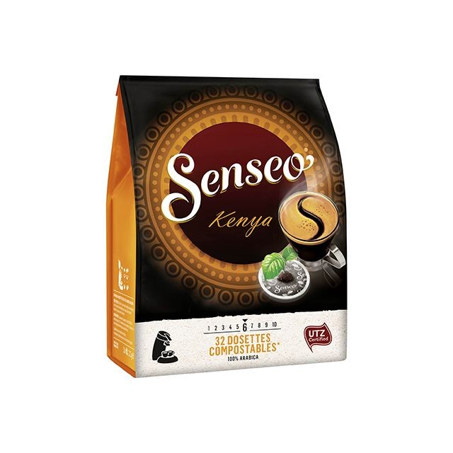 Dosette café Senseo Café Kenya Maison du Café SENSEO - paquet de 32 dosettes