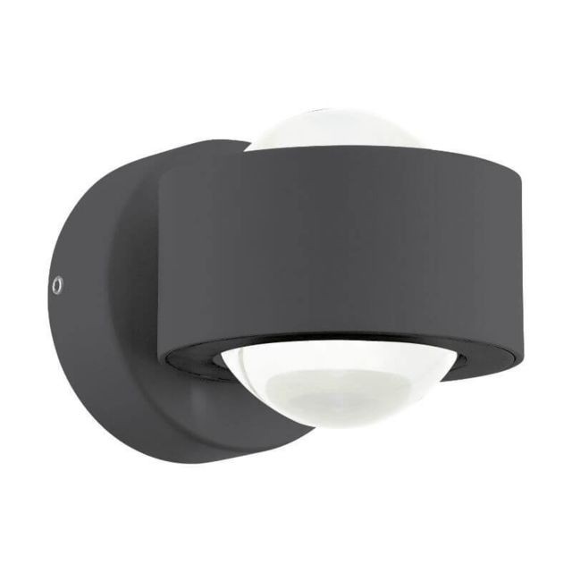 Eglo - Applique aluminium Ono 2 LED L9cm - Noire Eglo  - Idées cadeaux
