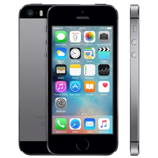 Apple - iPhone 5S - 16 Go - Reconditionné à neuf (Grade A+) - Gris Sidéral - iPhone 16 go