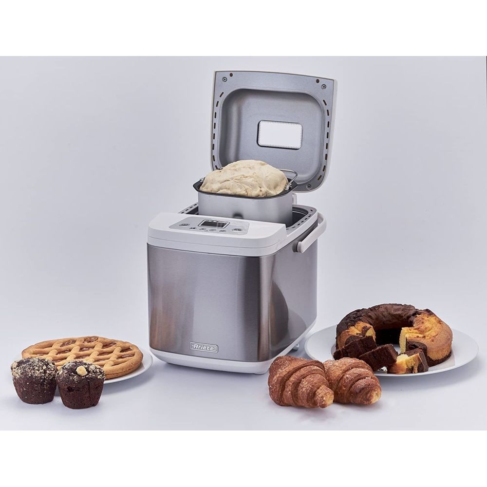 Ariete Machine à pain électrique 500W gris blanc