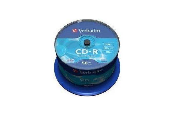 Verbatim - CD vierge VERBATIM CD-R 700MB 50PK Spindle 52x - Verbatim