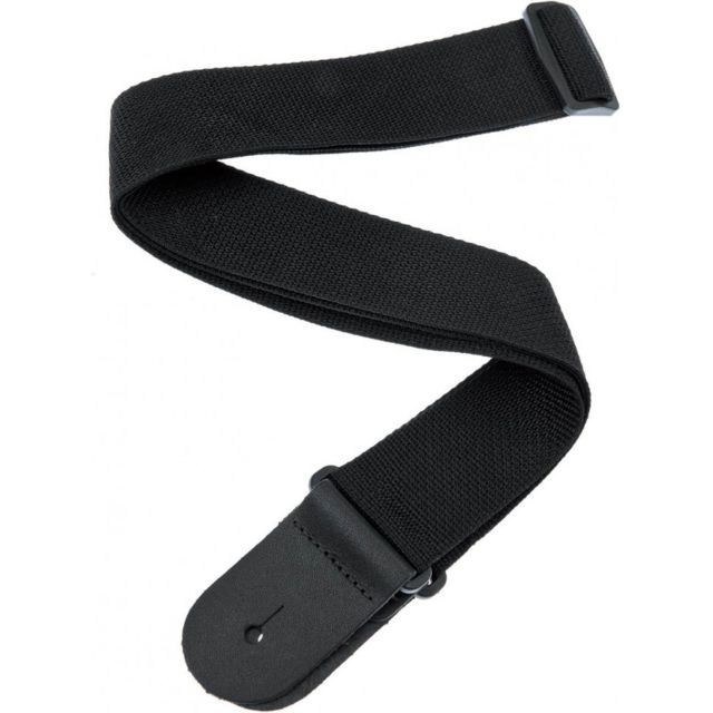 Planet Waves - Planet Waves S100 - Sangle guitare Polypropylène 50mm noire Planet Waves  - Sangle noire