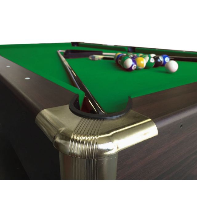 Simba BILLARD AMERICAIN 8 ft Zeus table de billard avec un monnayeur électronique Snooker - Dimensions 220 x 110 cm Vert