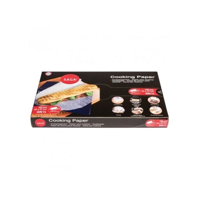 Materiel Chr Pro - Papier cuisson panini format GN 1/2 - Lot de 100 - Materiel Chr Pro  - Adhésif d'emballage