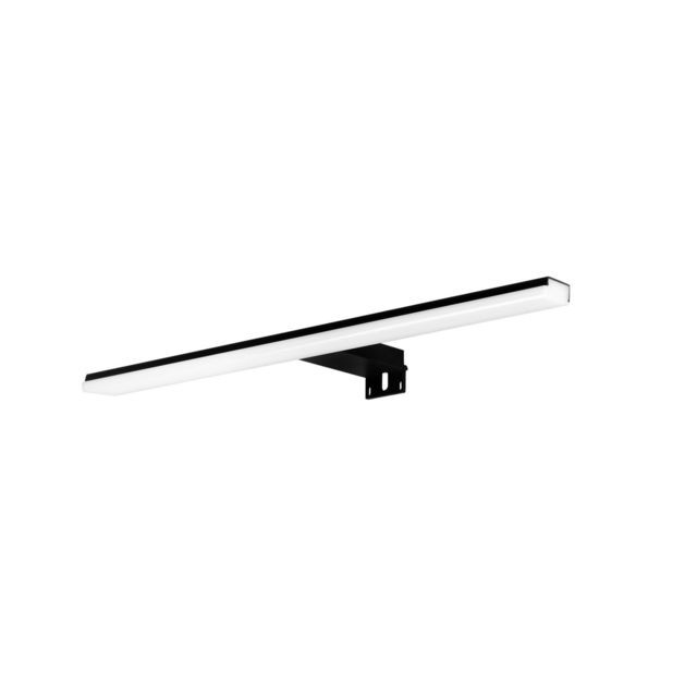 Allibert Applique LED pour miroir salle de bain BLITZ - L. 46 x H. 4 cm - Noir mat