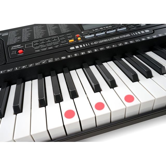 Claviers arrangeurs McGrey LK-6150 61 touches synthétiseur avec touches lumineuses et lecteur MP3