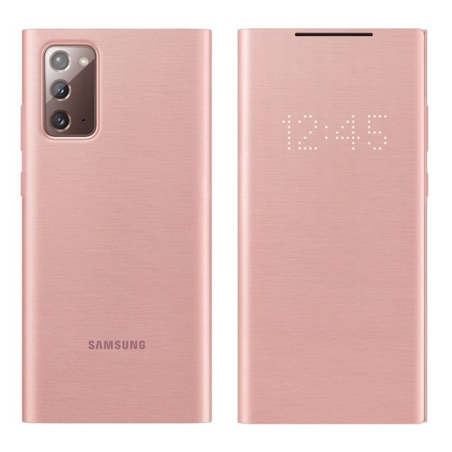 Samsung - Étui LED View pour Galaxy Note20 - Mystic Bronze Samsung  - Led view cover