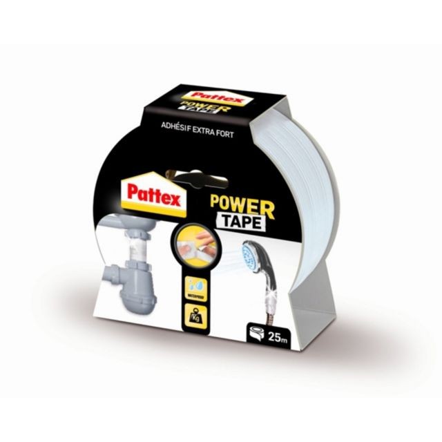marque generique -Power tape 25 m blanc Pattex marque generique  - Colle & adhésif