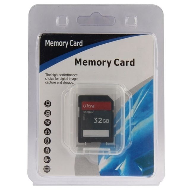Wewoo Carte mémoire SDHC SDHC classe 32 ultra haute vitesse 100% de capacité réelle
