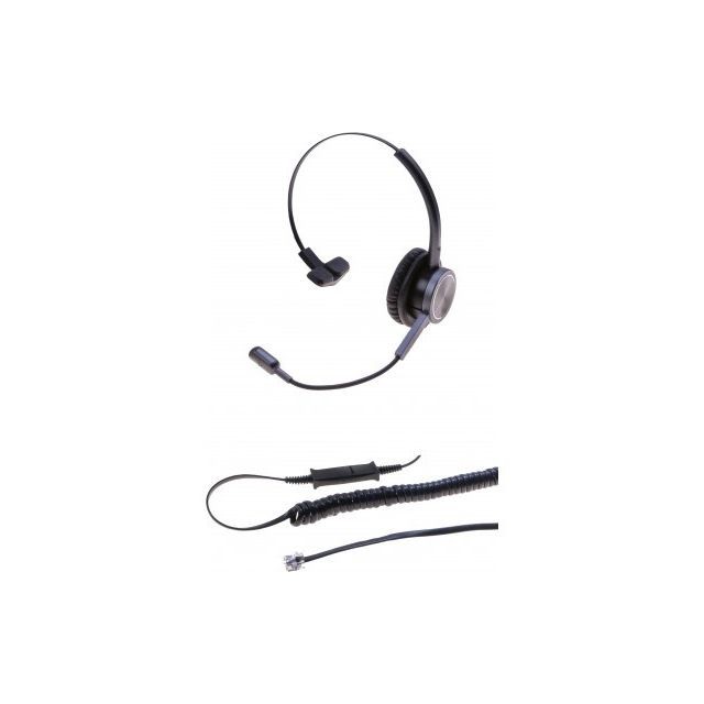 Dacomex - ABI DIFFUSION DACOMEX Perle - casque téléphone monaural micro Flex antibruit Dacomex  - Casque Sans réducteur de bruit