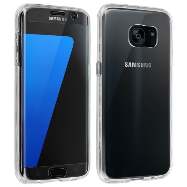 Avizar Coque Intégrale Transparente Samsung Galaxy S7 Edge - Protection Avant Arrière