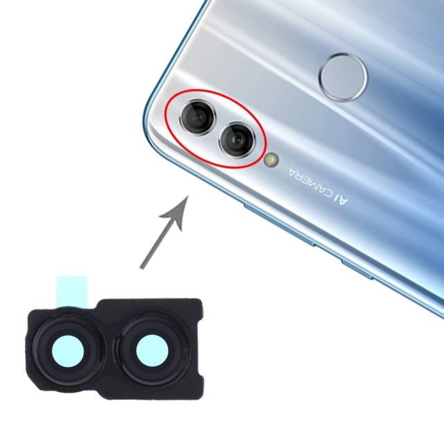 Autres accessoires smartphone Wewoo Cache objectif appareil photo pour Huawei Honor 10 Lite noir