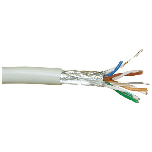 Inline - Câble d'installation solide InLine® SF / UTP Cat.5e AWG24 CU sans halogène 50m Inline  - Câble et Connectique