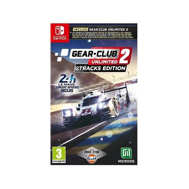 Just For Games - Gear Club Tracks Edition 24H Le Mans Nintend Switch - Just For Games