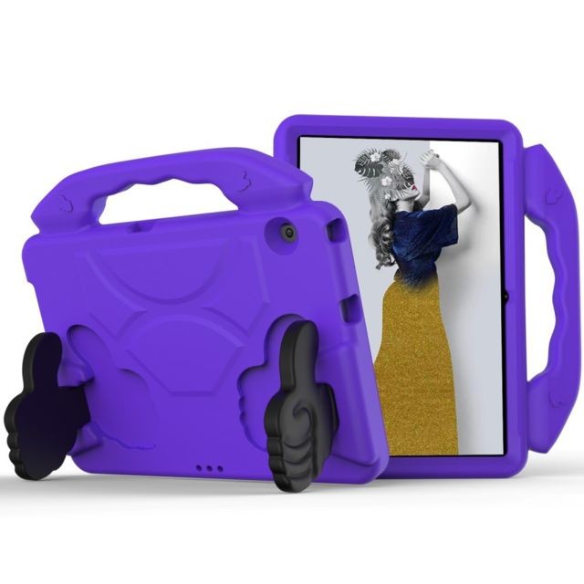 Generic - Coque en TPU Pouce antichoc en EVA avec béquille violet pour votre Huawei MediaPad T3 10 Generic  - Accessoire Tablette