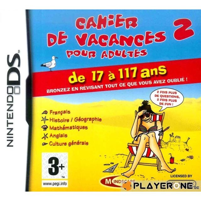 marque generique - Cahier de vacances pour adultes 2 - Jeux DS