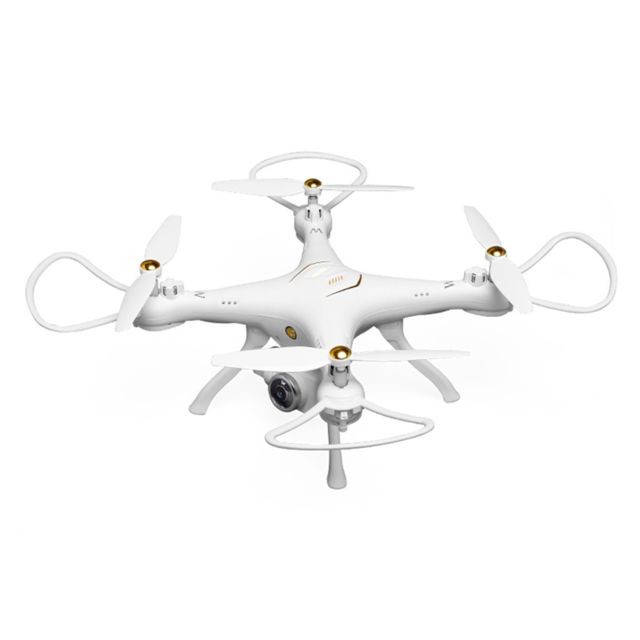Generic - Attop Wifi GPS W9 1080P Caméra Drone Altitude Tenir le mode sans tête Quadcopter blanc - Drone caméra Drone connecté