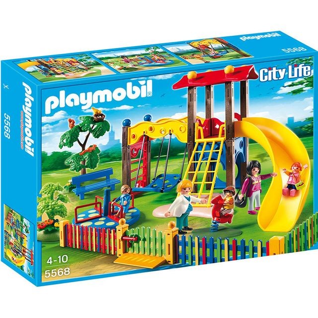 Playmobil - Square pour enfants avec jeux - 5568 Playmobil  - Jeux & Jouets