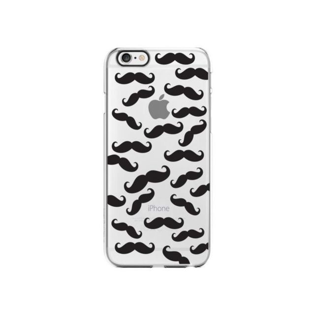 marque generique - FLAVR Coque iPlate Moustaches - Iphone 6 / 6s - Noir marque generique - Kit de réparation iPhone Accessoires et consommables