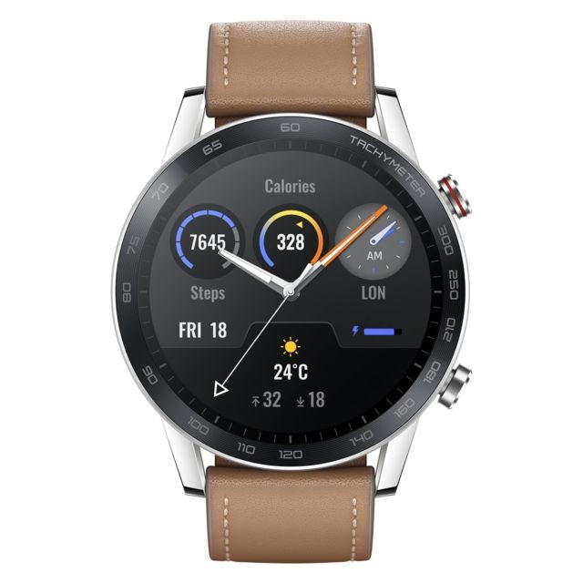 Honor - MagicWatch 2 - 46mm - Flax Brown - Soldes Objets connectés