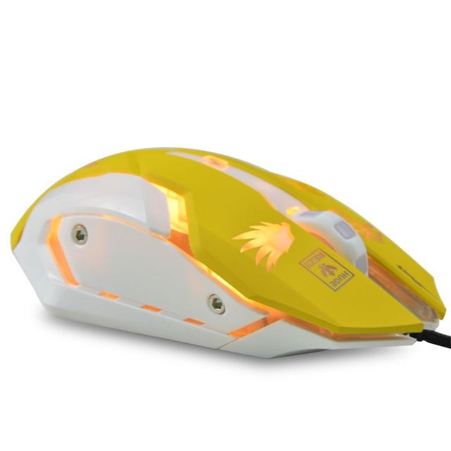 Generic Gaming Mouse silencieux Cliquez, 7 couleurs rétroéclairé jeu Souris Optique ergonomique USB fil
