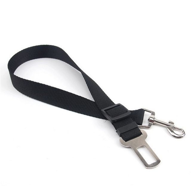 Wewoo - Laisse pour chien 2 PCS harnais en nylon clip de ceinture de sécurité voiture de noir Wewoo - Harnais voiture chien