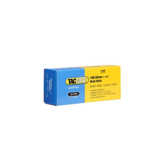 Tacwise - Boîte de 5000 clous de finition de type 18G L. 32 mm - TA-0398 - Tacwise Tacwise  - Tacwise