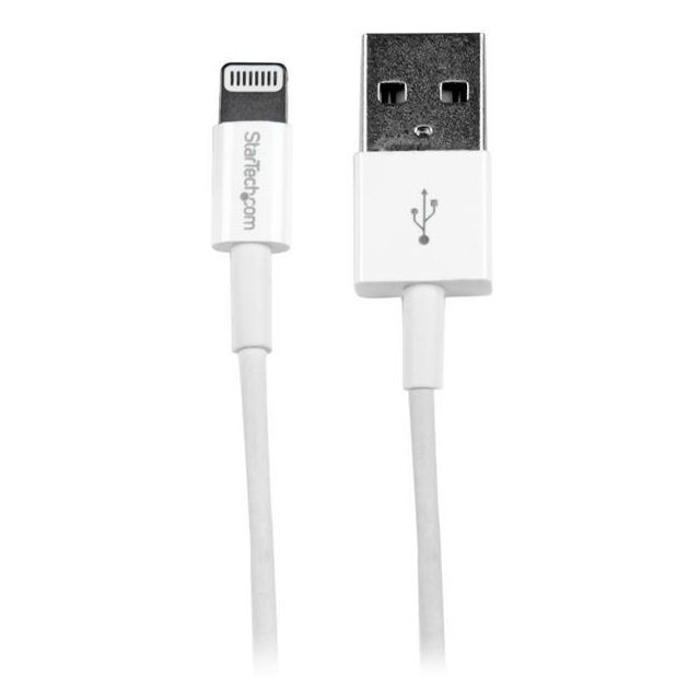 Câble Lightning Startech Câble Apple Lightning slim vers USB pour iPhone/iPad