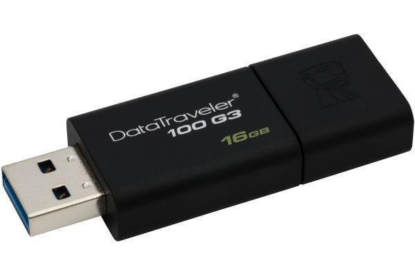 Kingston - Clé USB KINGSTON 16GB USB 3 DataTraveler 100 G3 - Kingston