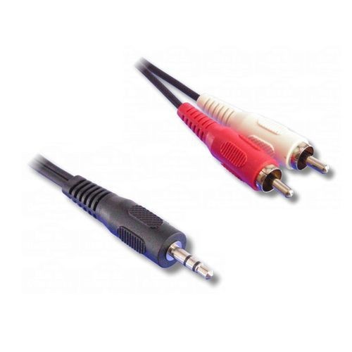 Rue Du Commerce - Cable Jack 3,5mm stéréo mâle / 2 x RCA mâle, 2m50 - Câble et Connectique