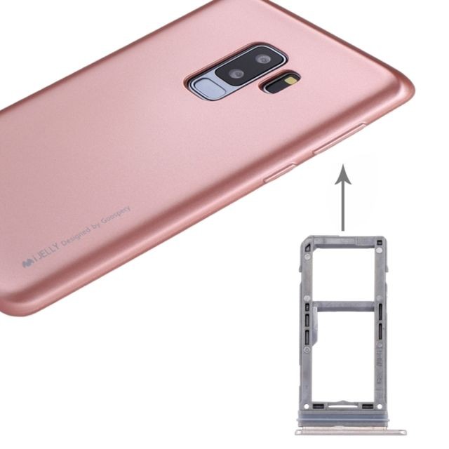 Wewoo - Tiroir de Carte SIM argent pour Samsung Galaxy Note 8 SIM / Micro SD Plateau Pièce détachée Wewoo  - Autres accessoires smartphone