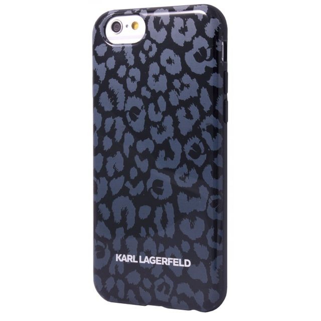 Coque, étui smartphone Karl Lagerfeld Karl Lagerfeld Coque Tpu Kamouflage Grise Pour Apple Iphone 5/5s**